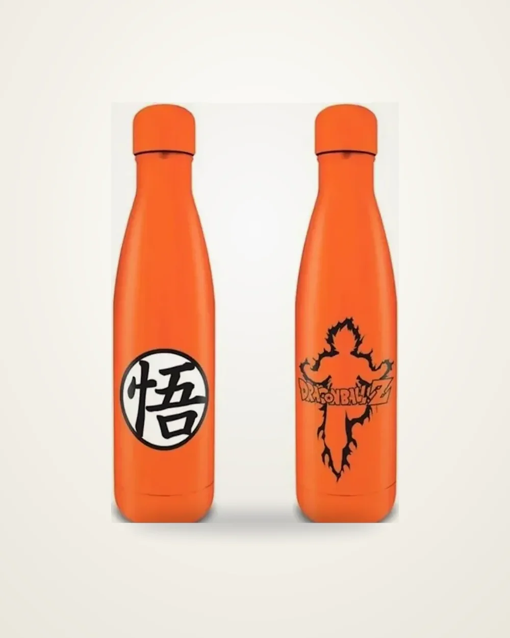 Dragon Ball Z Goku Kanji Stainless Steel Metal Drinks Bottle, image 2