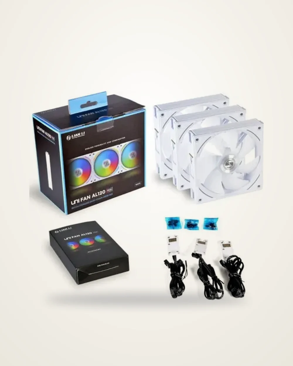 Lian Li Uni Fan Sl-Inf Wireless 120 3 Fan White
