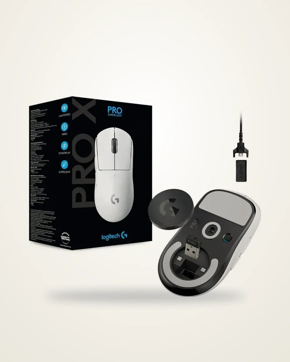 Logitech Pro X Superlight 2 SE Mouse White