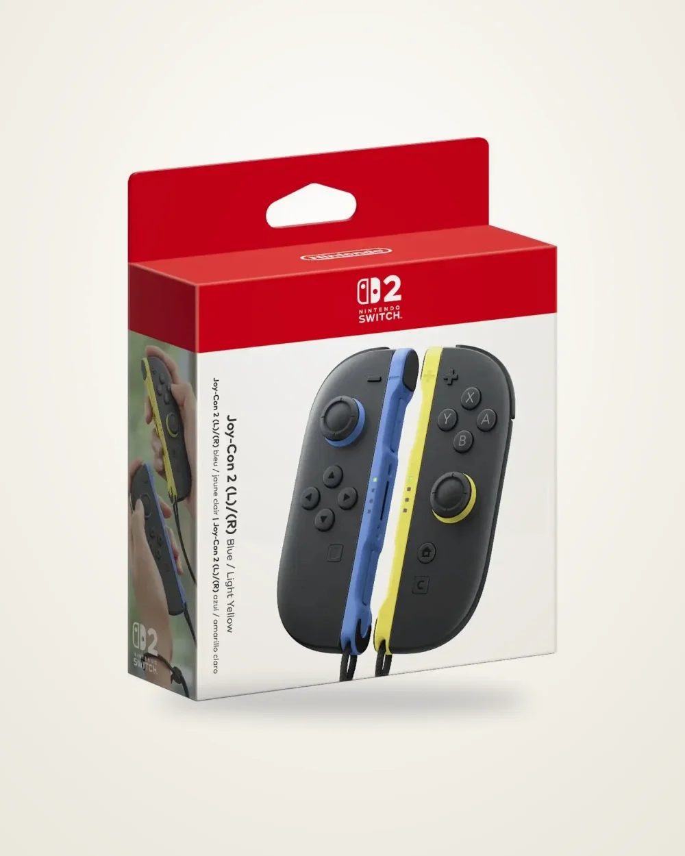 Nintendo Switch 2 Joy-Con 2 Pair Blue and Light Yellow, image 3