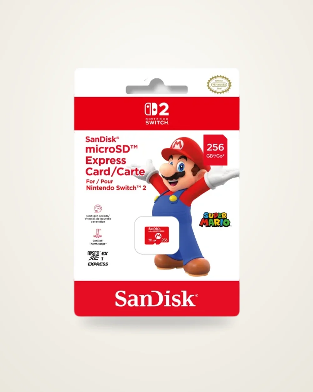 Nintendo Switch 2 Micro SD Express 256GB