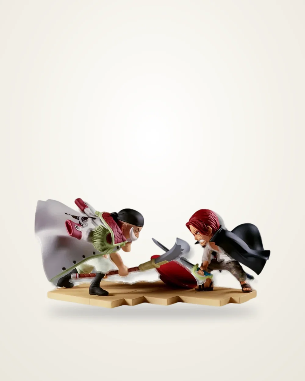 One Piece Edward Newgate vs Shanks Figure