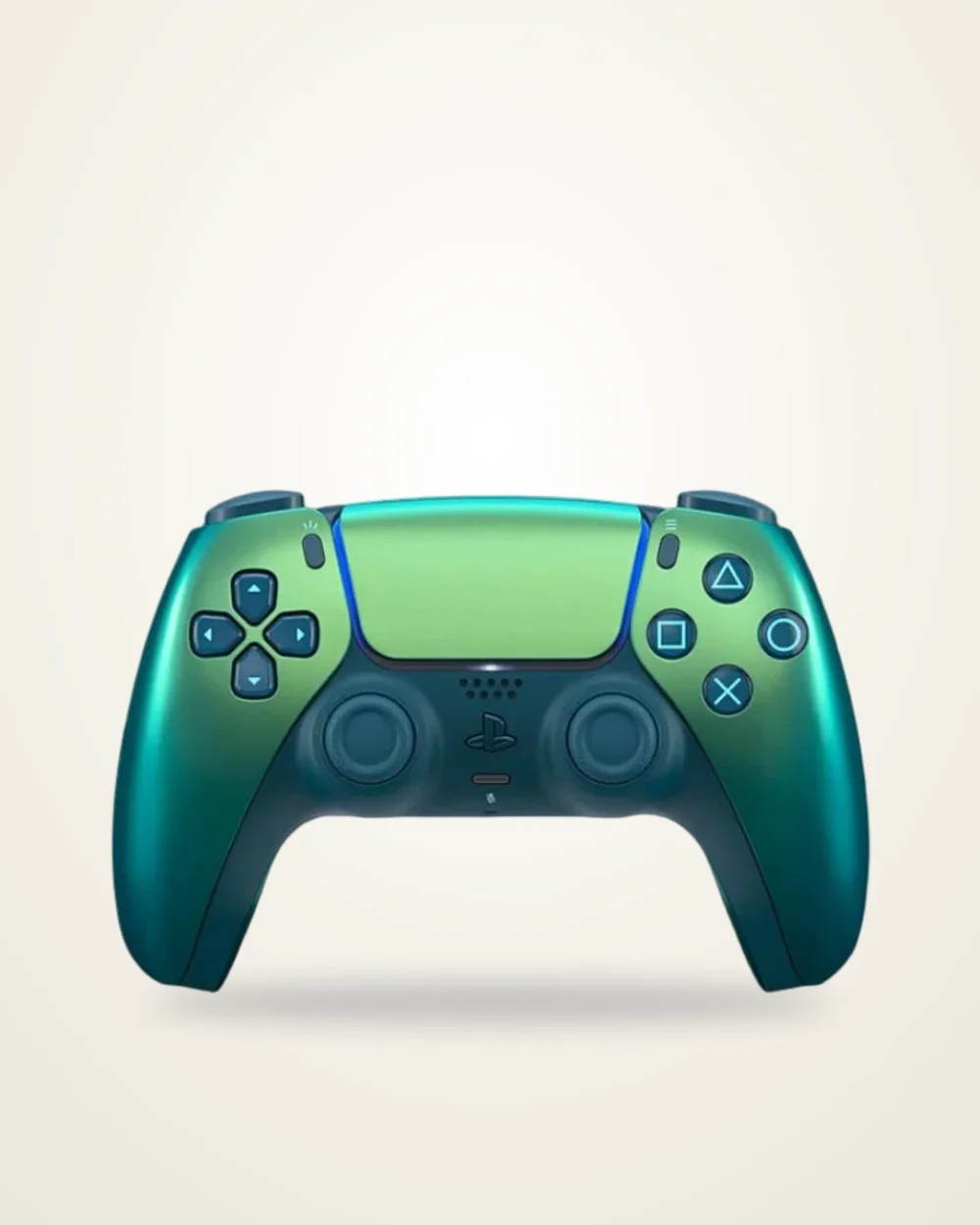 PlayStation 5 DualSense Metallic Green and Blue Controller