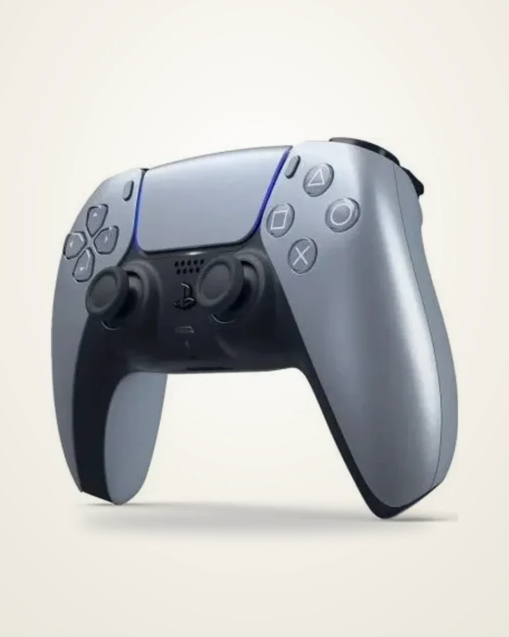 PlayStation 5 DualSense Sterling Silver Controller, image 3