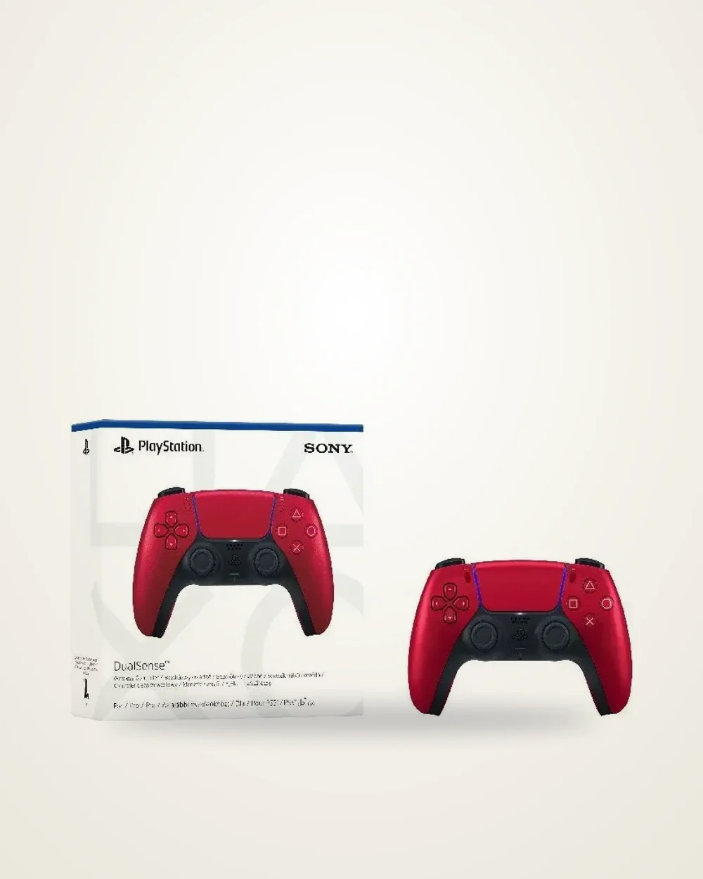PlayStation 5 DualSense Volcanic Red Controller, image 2