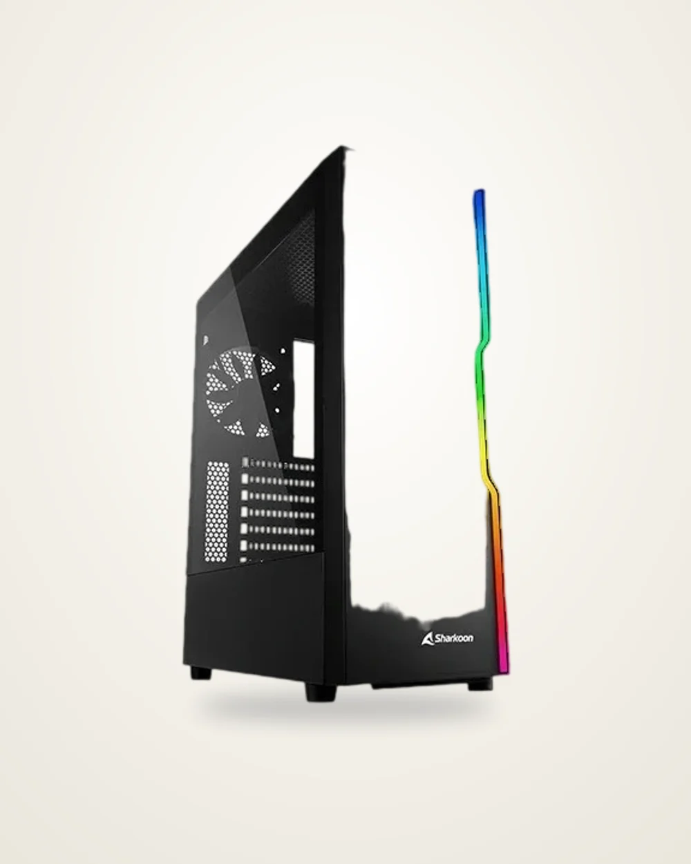 Sharkoon RGB Slider Bk ATX Case