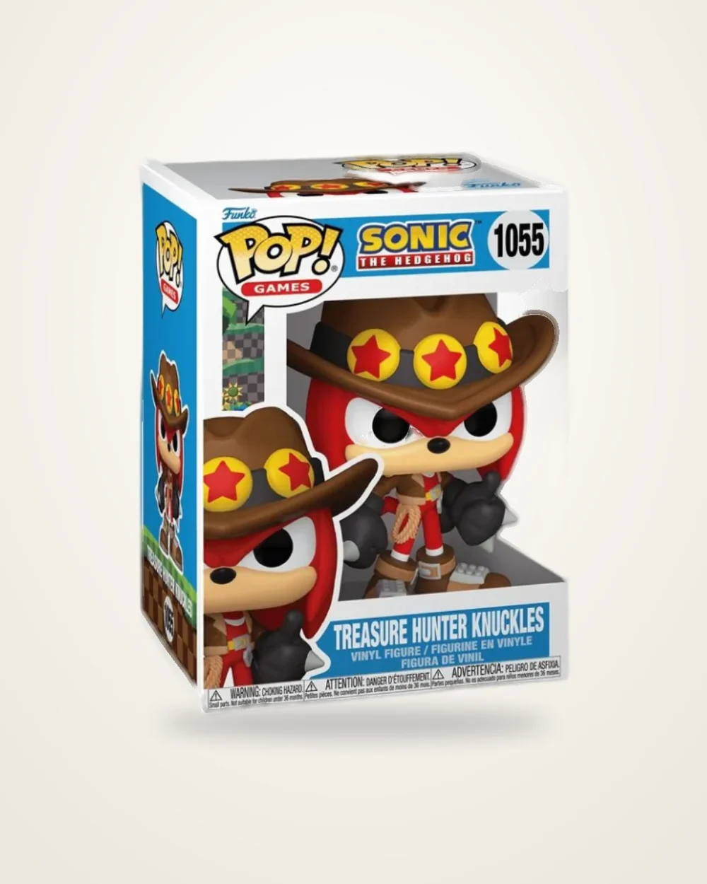 Sonic Treasure Hunter Knuckles Vinyl Figure
