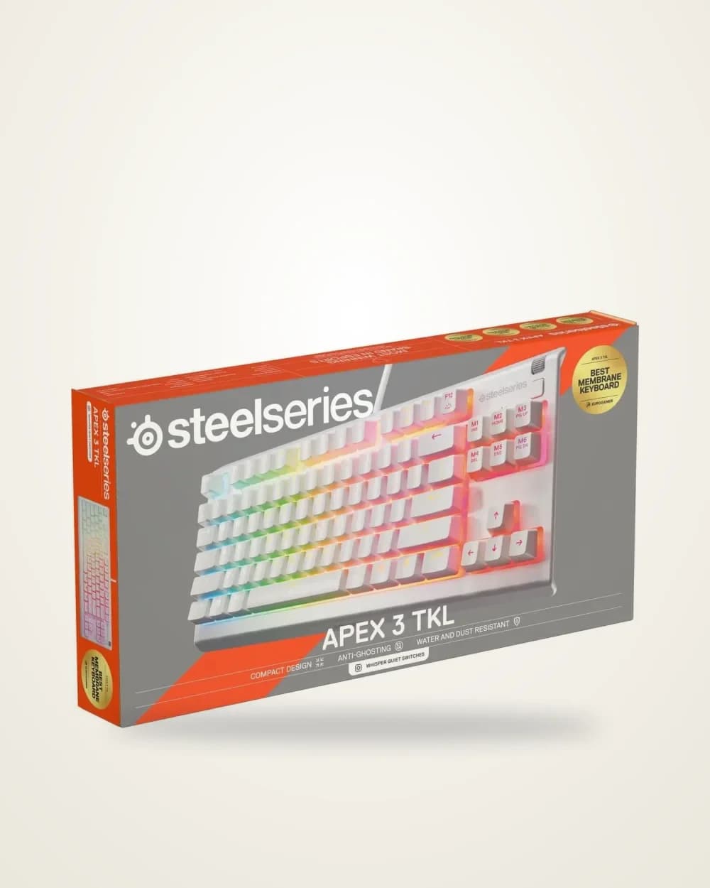 SteelSeries Apex 3 TKL White Keyboard