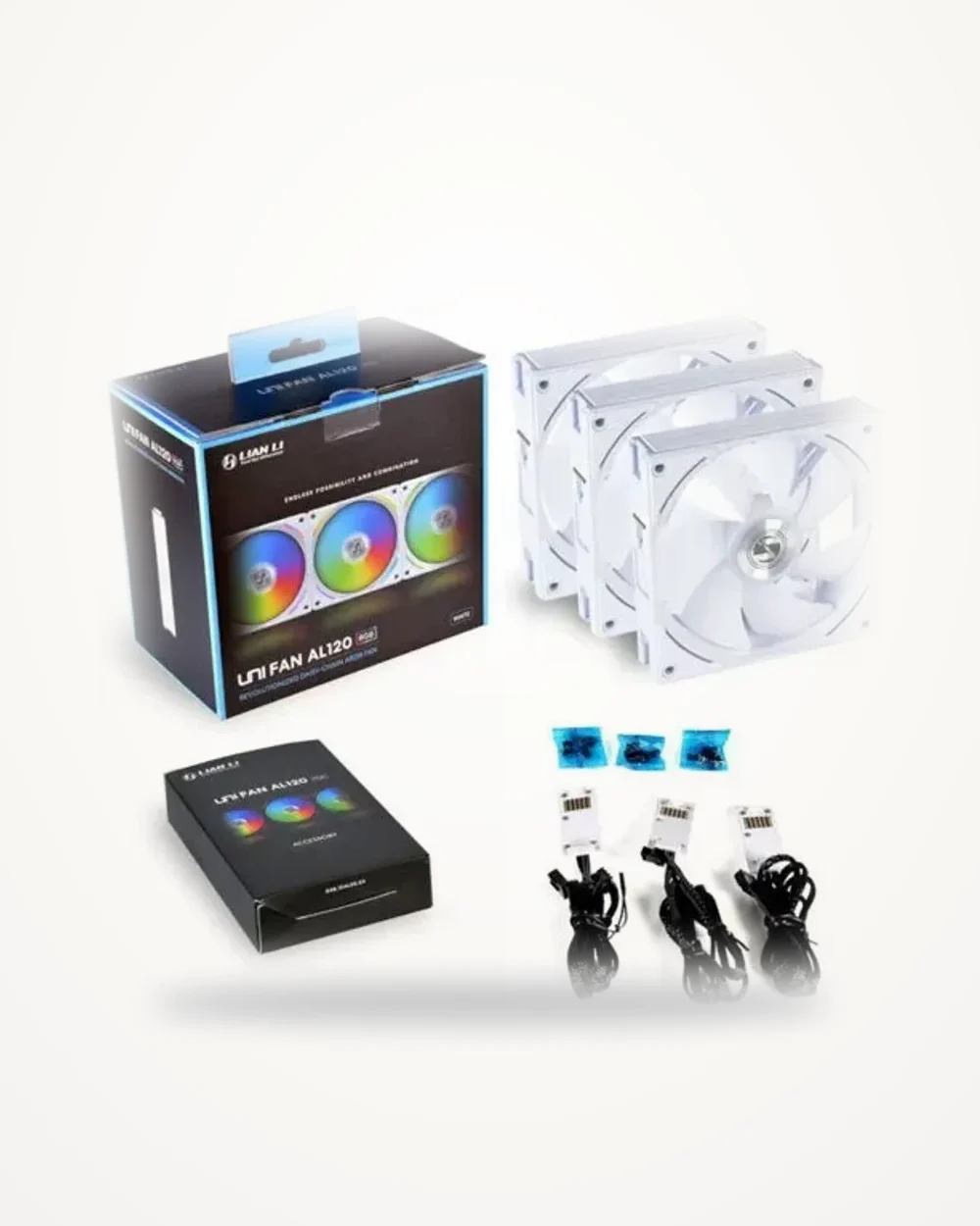 Lian Li Uni Fan Sl-Inf Wireless 120 3 Fan White
