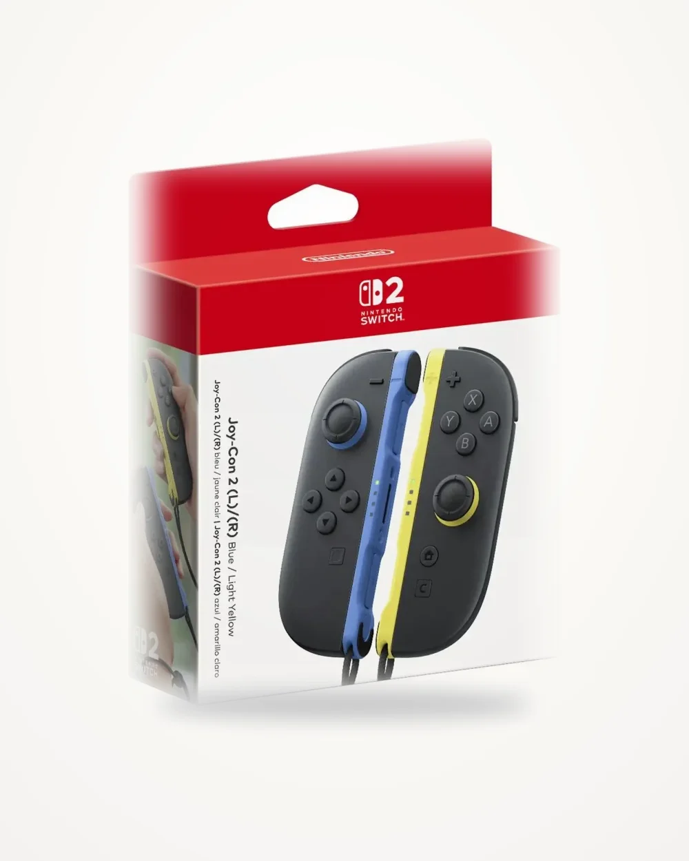 Nintendo Switch 2 Joy-Con 2 Pair Blue and Light Yellow, image 3