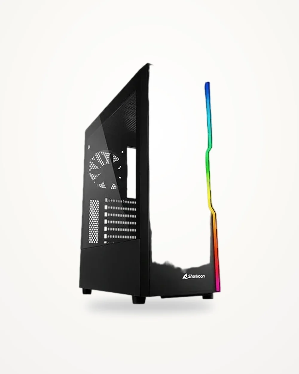 Sharkoon RGB Slider Bk ATX Case
