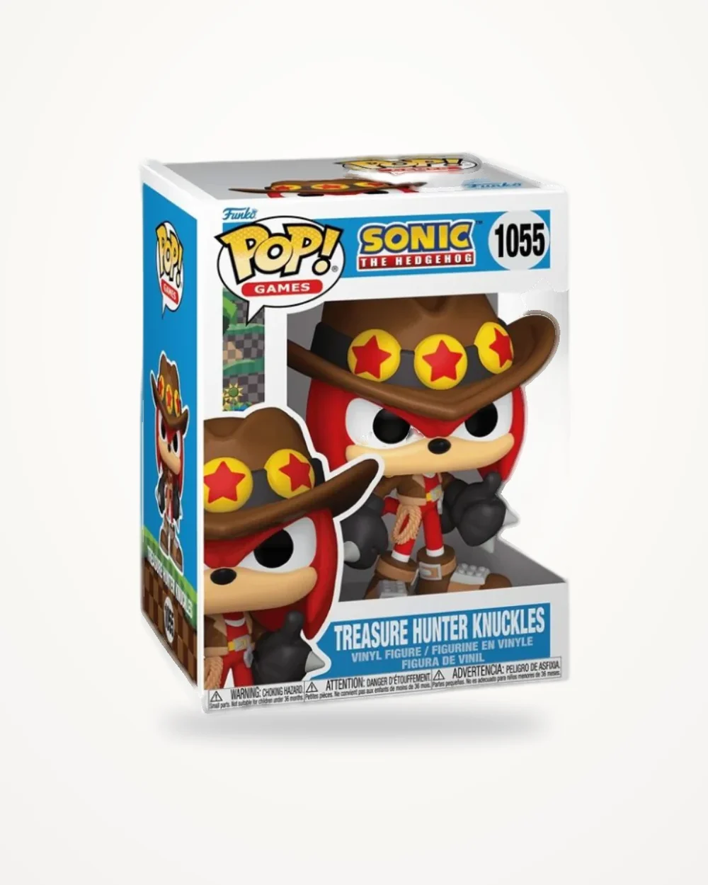 Sonic Treasure Hunter Knuckles Vinyl Figure